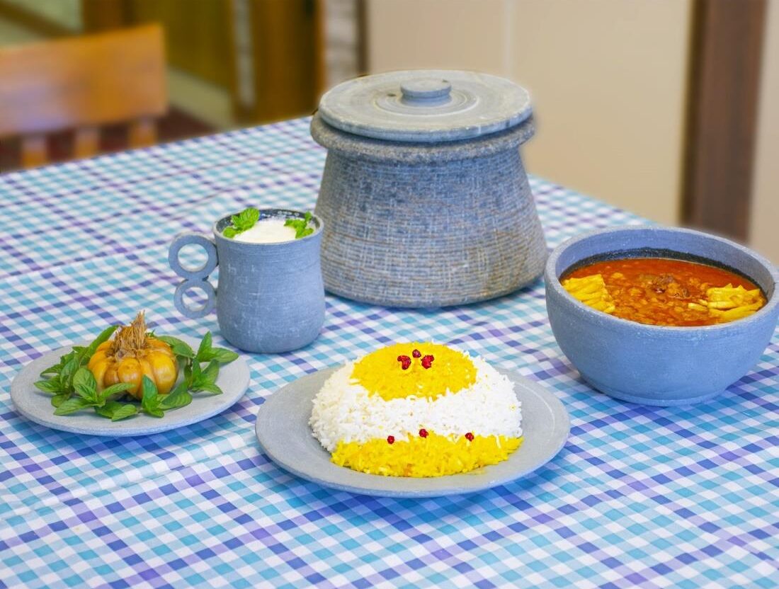 نحوه آب بندی دیگ سنگی